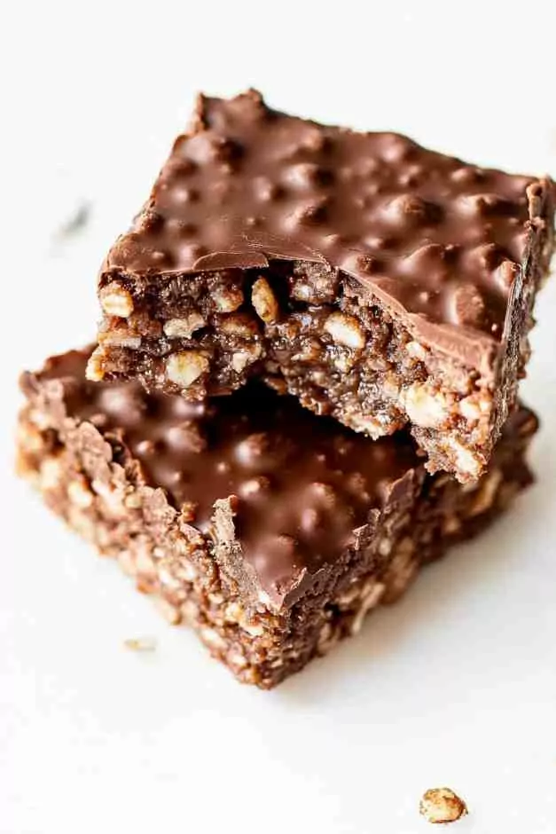 No Bake Homemade Crunch Bars Recipe