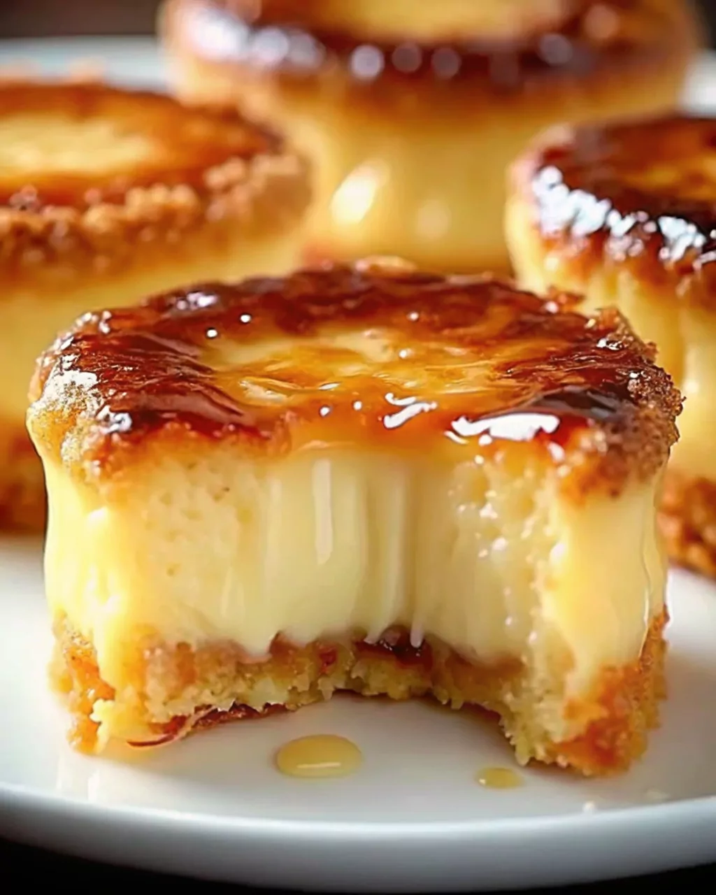 Caramelized Mini Cheesecake Bites