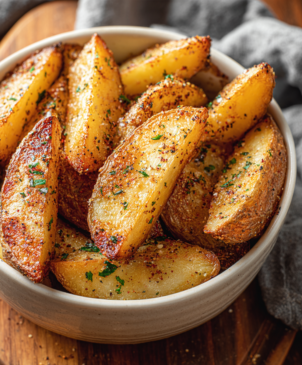 Crispy Spiced Potato Wedges