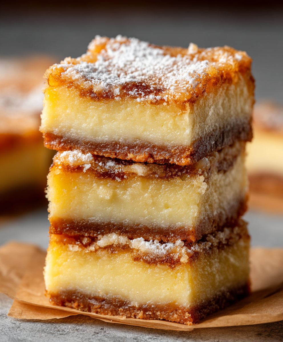 Gooey Butter Bars Dessert Squares