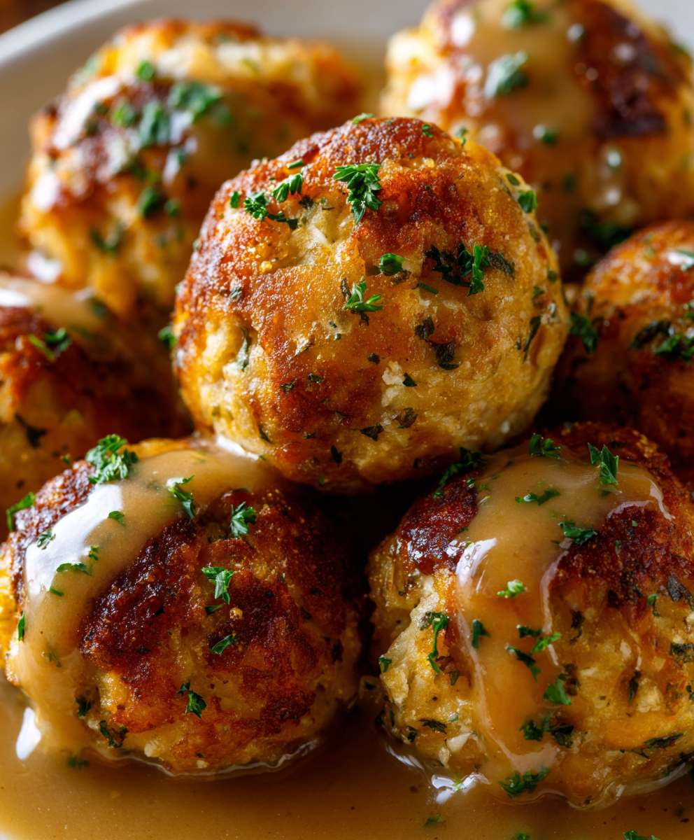 Savory Herb Stuffing Bites