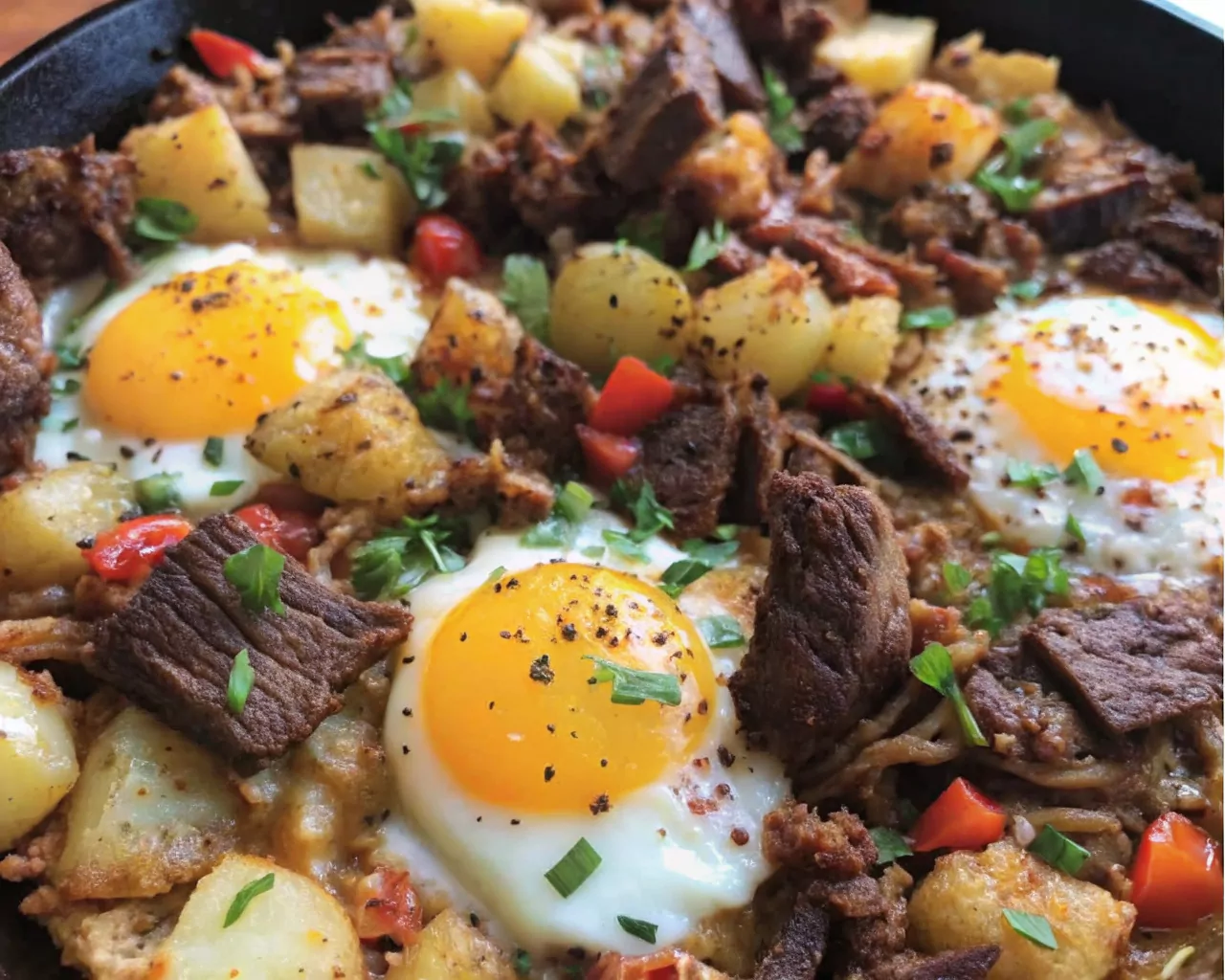 Steak and Potato Breakfast Hash