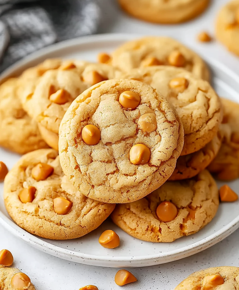 Soft and Chewy Butterscotch Cookies