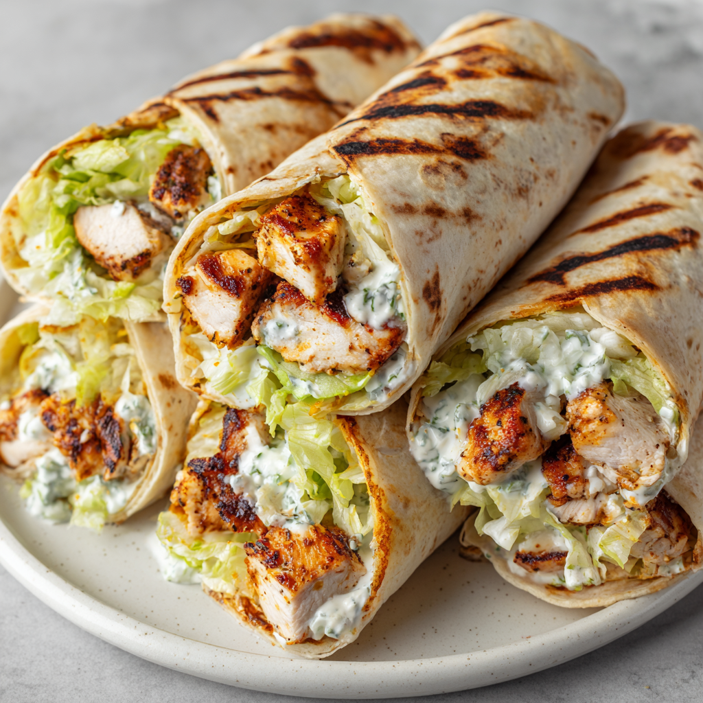 Grilled Chicken Wraps
