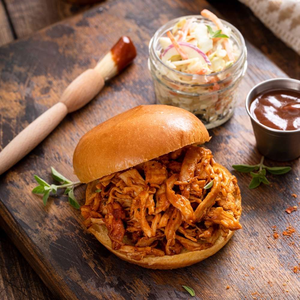 Pulled Chicken Sandwiches
